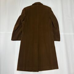 '90メンズビギ Men's BIGI ラム・カシミヤ 茶チェスターコートの画像