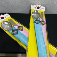 韓国 お箸スプーン 2セット 