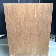 【終】【Y35】昭和レトロ/両開き/ガラス棚/キャビネット/すりガラス/古家具/アンティーク/家具/現状品の画像