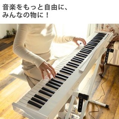 【超美品‼️】カリーナ キーボード 電子ピアノ 持ち運び可能な充...