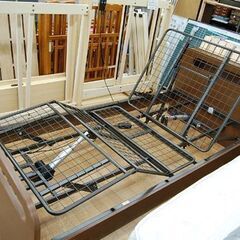 ニトリ 電動リクライニングベッド ライズ2 幅103×奥218×高75cm 2モーター マットレス付き ミドルブラウン 札幌市 清田区 平岡の画像