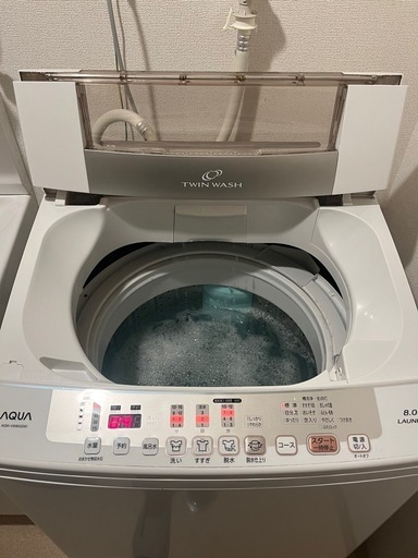 洗濯機　AQUA 8kg