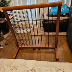 ペットゲート  置くだけ 木製 伸縮可能  フェンス 間仕切り ...