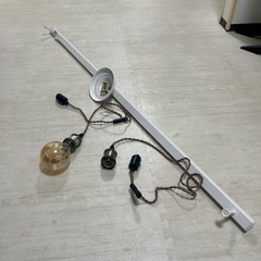 ダクトレール1.5M  ペンダントライト×2