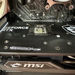 ゲーミングPC (AMD 5800X CPUとMSI Gaming  X Trio GTX4070搭載の画像