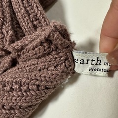 🌈美品　earth music&ecology ケーブルニットビスチェ の画像