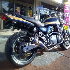 NO.5185　INAZUMA1200　油冷４サイクル４気筒エンジン　　ラジアルマスターシリンダー　ネイビーメタリック　Ｚ２ラインの画像