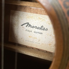 morales ギター　フォークギター　MF100　の画像