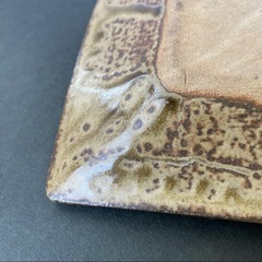 ビンテージ 陶器 飾り皿 笠間焼 ジャパンディ 和雑貨の画像