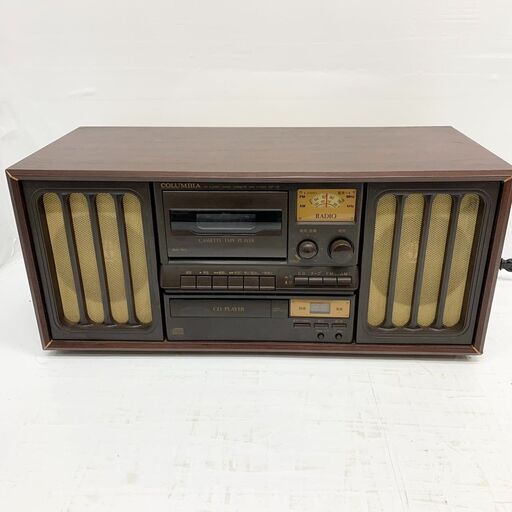 COLUMBIA GP-15 レトロ CDラジカセ カセットデッキ ラジオ ジャンク