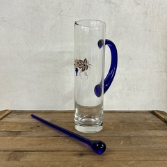 ドイツ　ボックリング　金彩　ラインストーン　ガラス　ピッチャー　...