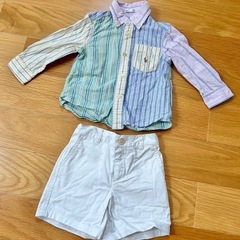 美品　ラルフローレン　シャツ　パンツ