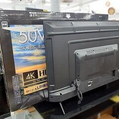 札幌【2023年製 50型 液晶テレビ GH-TV50DGE-BK】グリーンハウス 4K