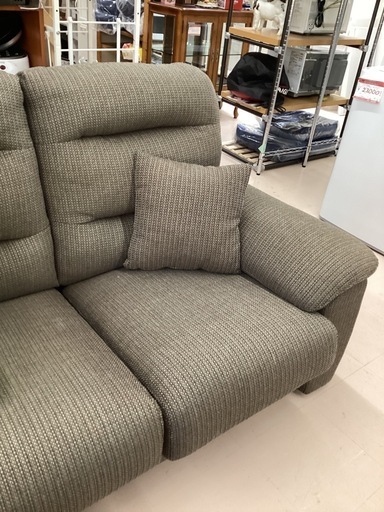 美原店　L字ソファ　3人掛けソファ　ハイバック