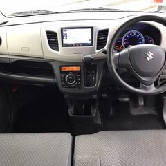 人気のワゴンR黒！ナビ、ドラレコ、TV付！車検もたっぷりの画像