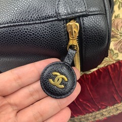 CHANEL シャネル バニティ　A01998 キャビアスキン　ギャラ付の画像