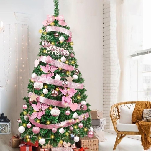 クリスマスツリー 150cm オーナメント付き 北欧 おしゃれ ピンク