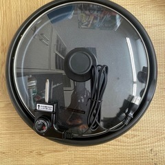ニトリ　丸型ホットプレート　(WN106G ブラック)の画像