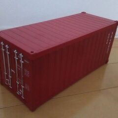 (再利用方)ブリキ製？コンテナ形入れ物(手渡し希望)