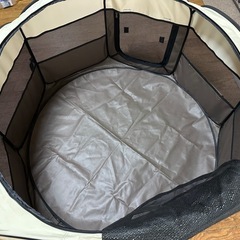八角形ペット 折りたたみサークル 収納袋付き の画像