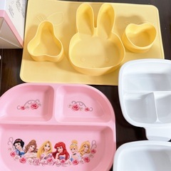 ベビー食器セット　ミキハウス ストローマグ 哺乳瓶野菜洗い　ミルトン　の画像