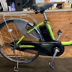 大阪府　パナソニック　電動アシスト自転車 ライムグリーン Panasonic ViVi DX電動アシスト自転車】内装3段 26インチ自転車 ライム