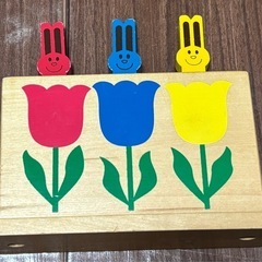 うさぎの玩具の画像