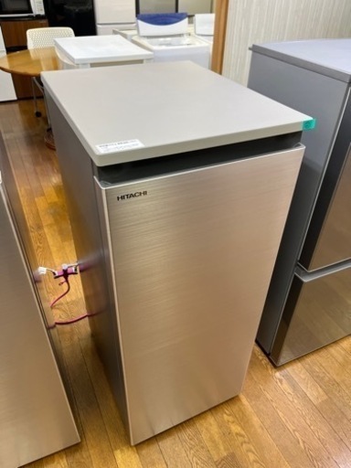 ①目玉商品!! 極上品!! 2021年 HITACHI R-KC11R(N) 113L スマートストッカー 1ドア冷凍庫 冷蔵・常温切替可!! 重量センサー付き スマホ連携 ストック管理 家電 キッチン家電