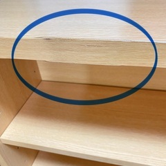 立川 木製棚2点の画像