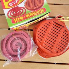 ★パワー森林香セット・強力防虫香9巻＋携帯防虫器・屋外専用～アウトドア・キャンプ・農作業に～・富士錦の画像