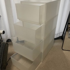 引取り先決定【無印良品】ポリプロピレンケース4点連結済みの画像