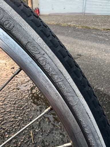 名古屋市内配達無料26インチクロスバイク黒6段変速