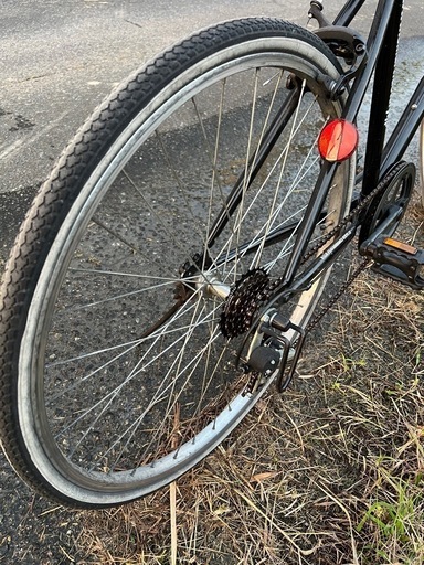 名古屋市内配達無料26インチクロスバイク黒6段変速