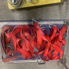 ラッシングベルト、トラック、荷物、荷台の画像