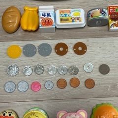 アンパンマン　レジスター＆お店屋さんごっこセットの画像