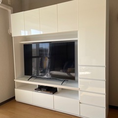 収納付きTVボード の画像