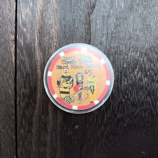 ハードロック カジノチップ $5 hard rock cheap trick 2 las vegas nevada casino chip Collector Chips