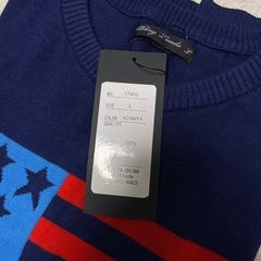 新品タグ付き☆薄手のニットセーターの画像