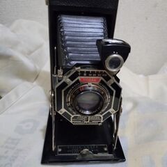 極上品 Kodak Six-16 Octagonal Art Deco Folding Camera 126mm f6.3 Lens