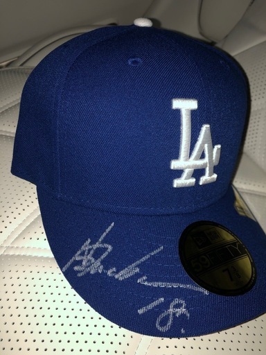 山本由伸サイン　ロサンゼルスドジャース