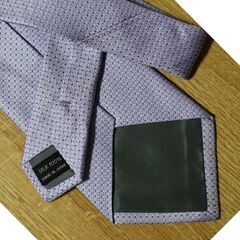 【2点で2,500円 未着用】その③ ALPHA CUBIC   シルク100%ネクタイ 日本製の画像