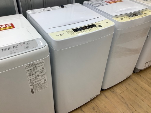 【2024年製】Hisense(ハイセンス)全自動洗濯機のご紹介です！！