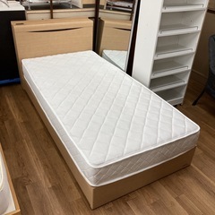 S160 ⭐ フランスベッド＆一生記 シングルベッド ⭐ 引き出し付き,コンセント付き