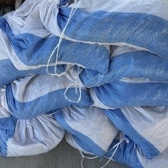 受け渡し者確定 日程調整中 砕石砂利 土嚢袋 50袋 引き取り限定の画像