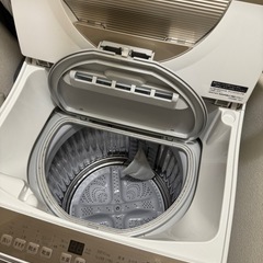 SHARP 縦型洗濯乾燥機 ゴールド系 ES-T5FBK-N [洗濯5.5kg /乾燥3.5