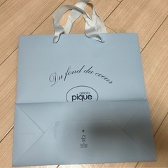 ジェラピケ紙袋　の画像
