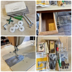 JUKI ジューキ 足踏みミシン TL-72 工業用ミシン 職業用ミシン 台付きの画像