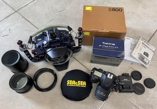 Sea\u0026Sea ハウジング　Nikon D800 ニコン　ダイビング　Canon