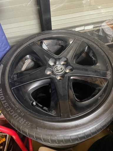 50プリウス　ツーリングホイール黒　後期