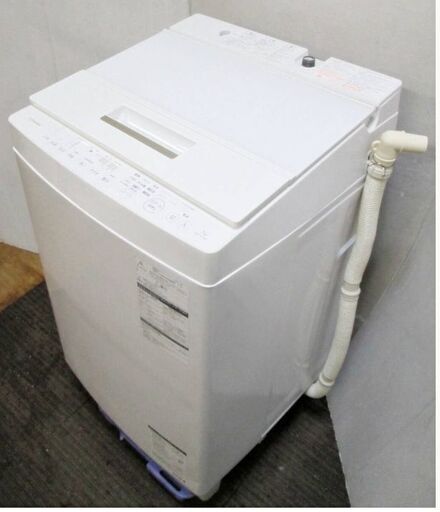 【3ヵ月保証】東芝　7.0㎏　洗濯機　AW-7D6　動作良好　浸透ザブーン洗浄　自動おそうじモード　ステンレス槽　風乾燥　TOSHIBA　2018年製